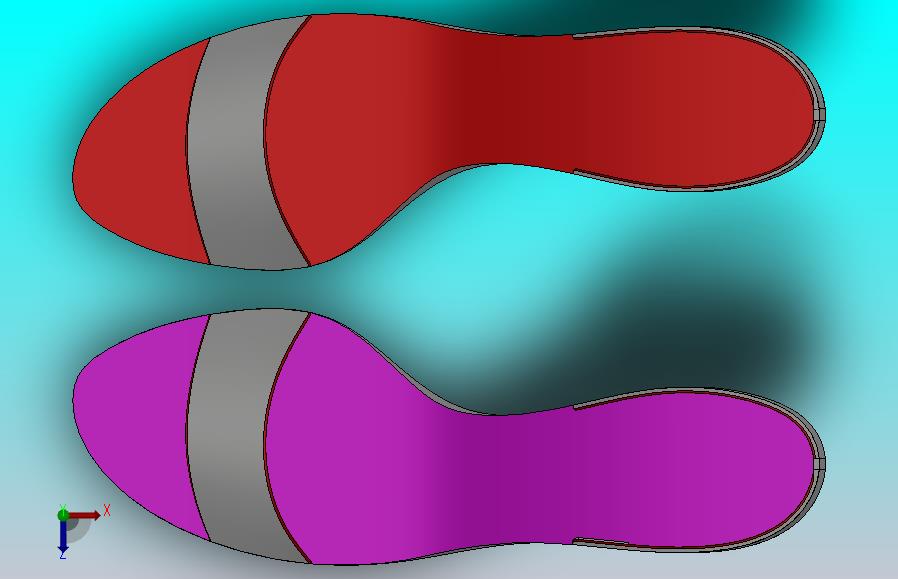 高跟鞋三维模型