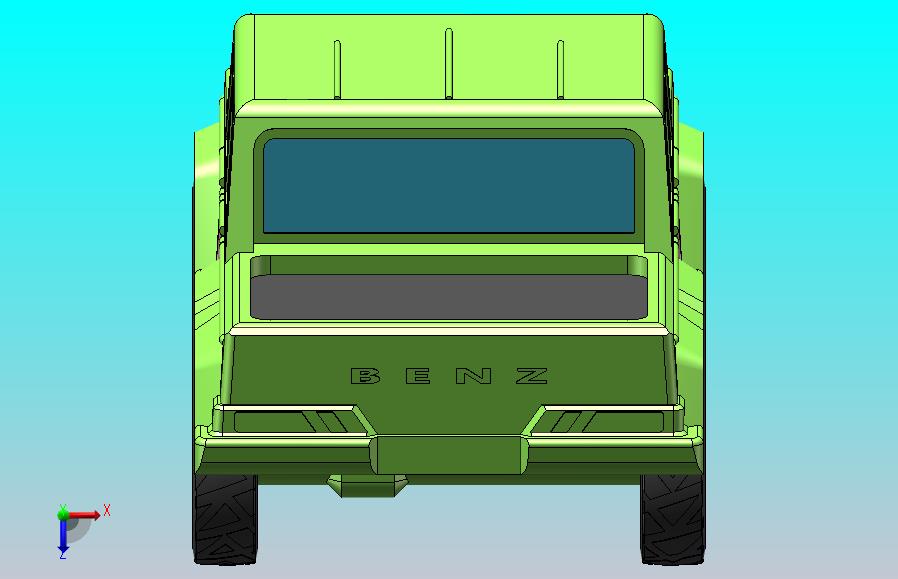 奔驰皮卡车模型