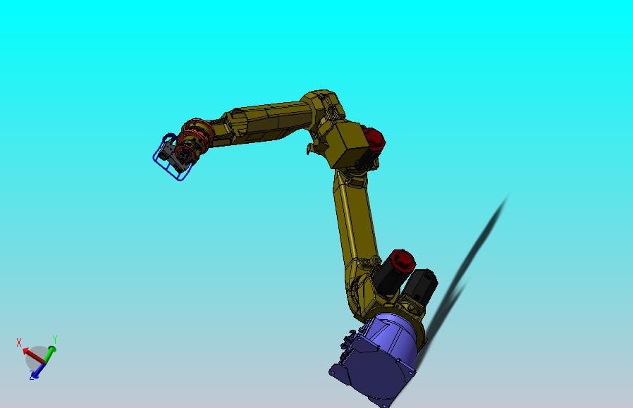 6自由度机械手臂模型