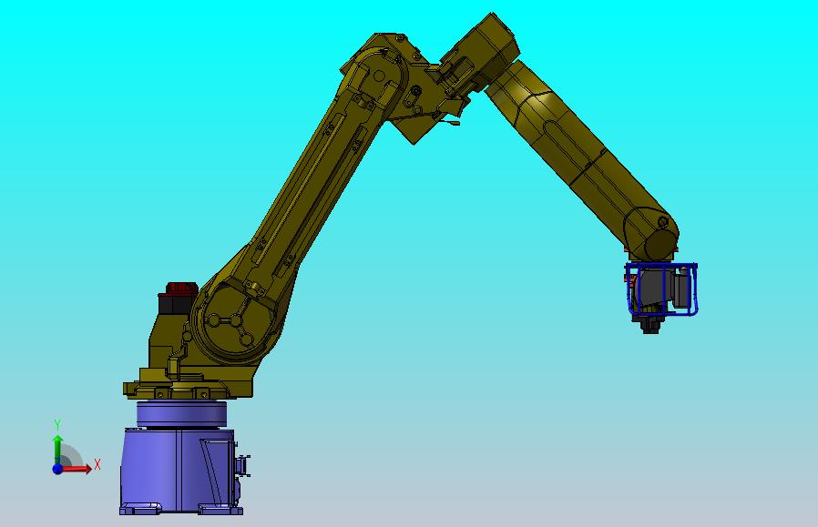 6自由度机械手臂模型