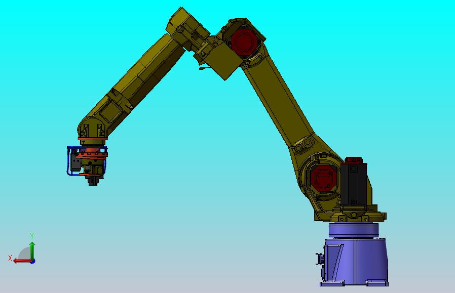 6自由度机械手臂模型
