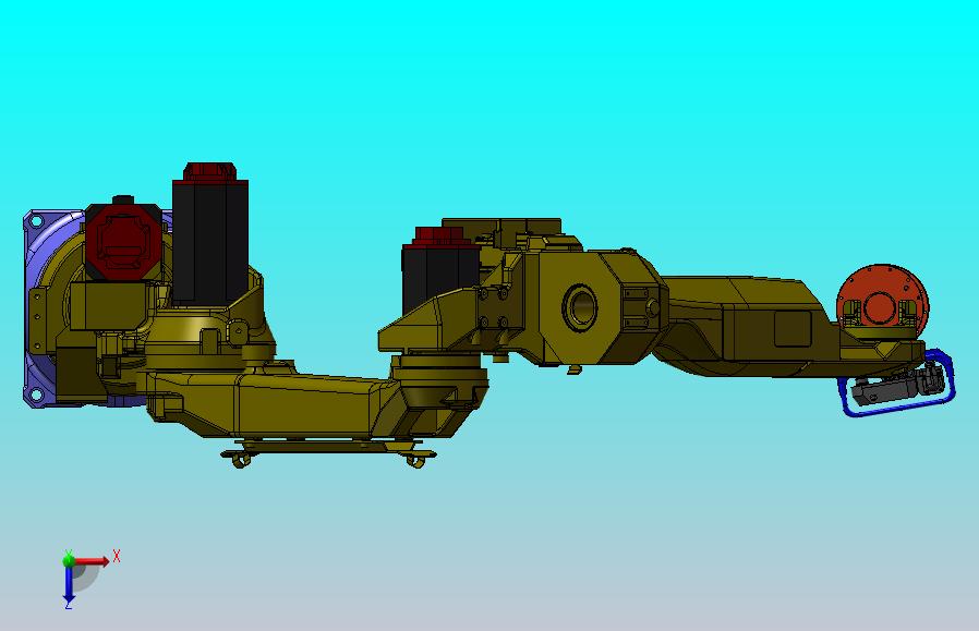 6自由度机械手臂模型