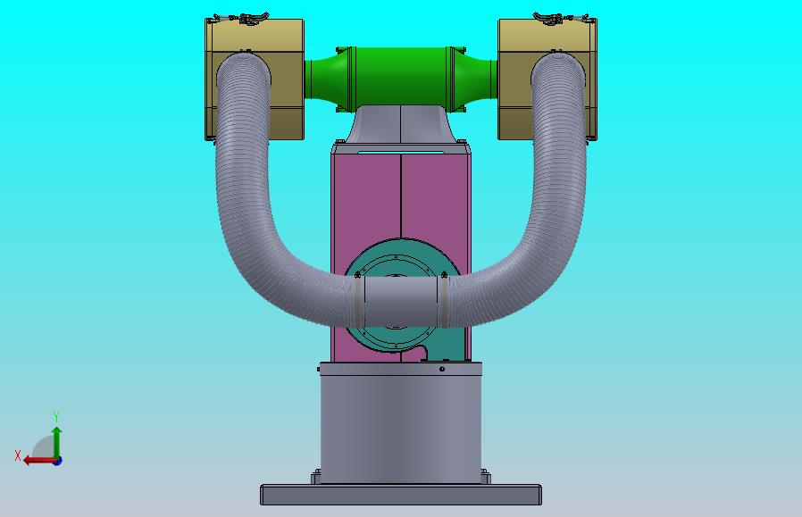 带吸尘器的双轮磨床