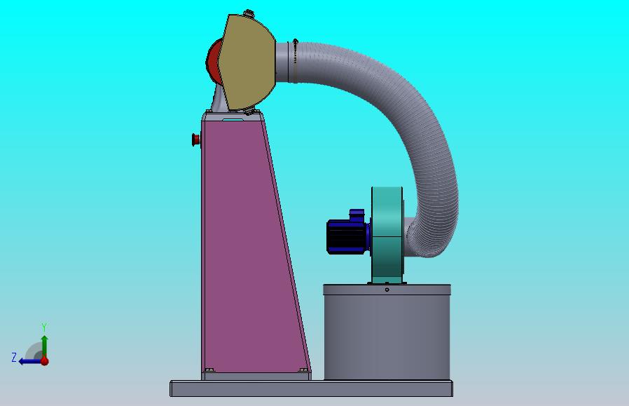 带吸尘器的双轮磨床