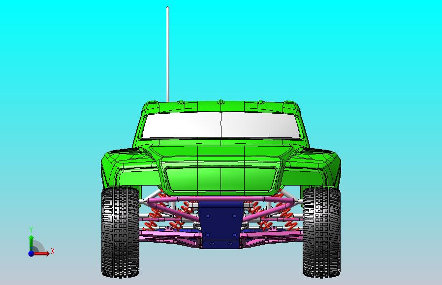 电动遥控小车模型