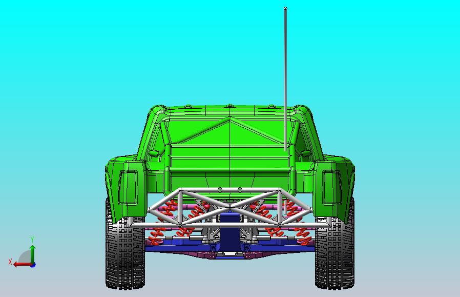 电动遥控小车模型