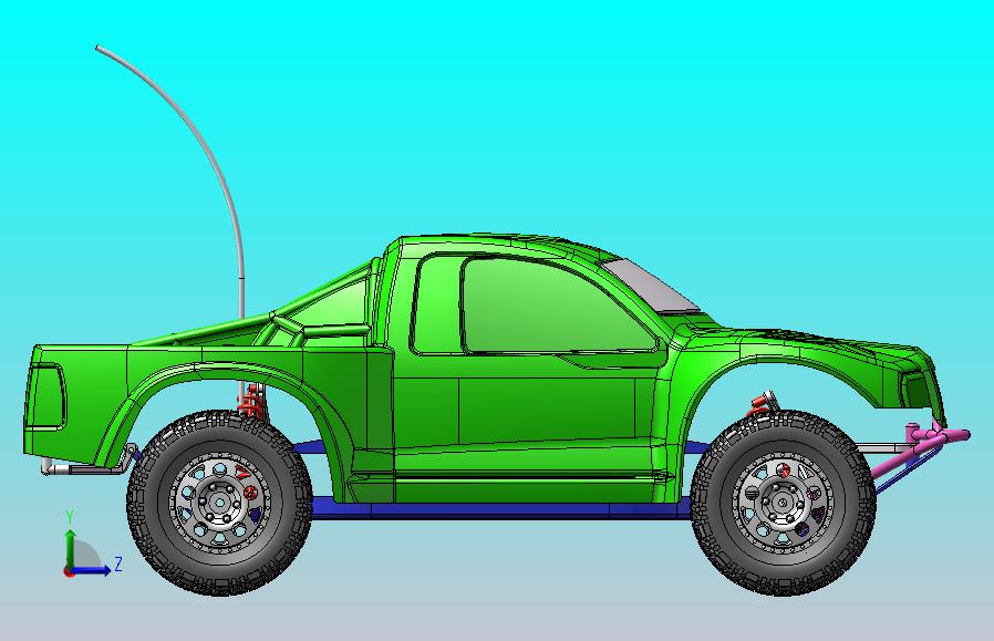 电动遥控小车模型