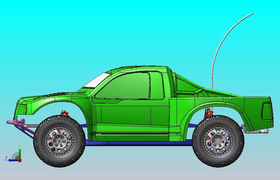 电动遥控小车模型