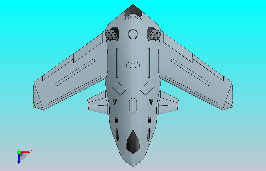 高度敏捷无人战斗机