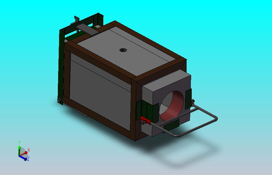 加热锻造炉模型