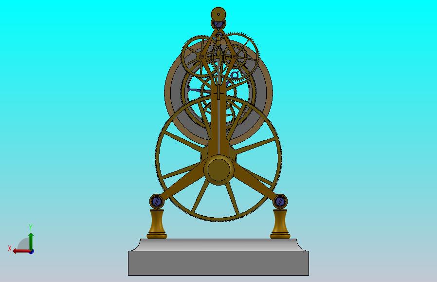 机械钟表设计模型