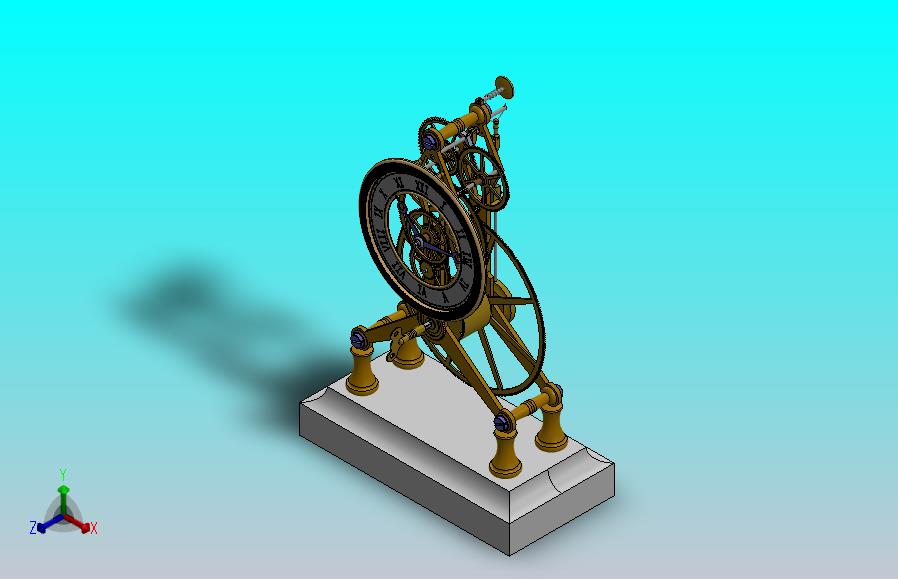 机械钟表设计模型