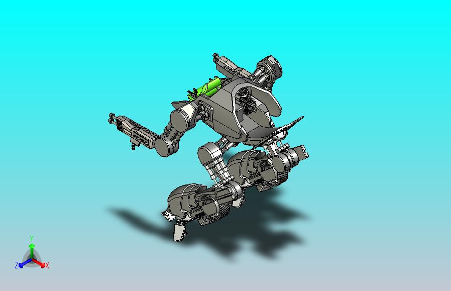 玩具机器人模型