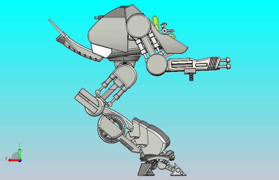 玩具机器人模型