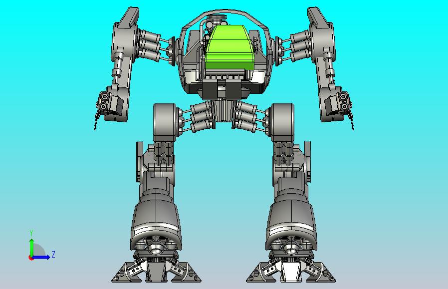玩具机器人模型