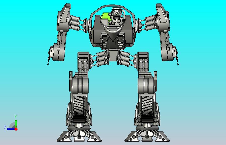 玩具机器人模型