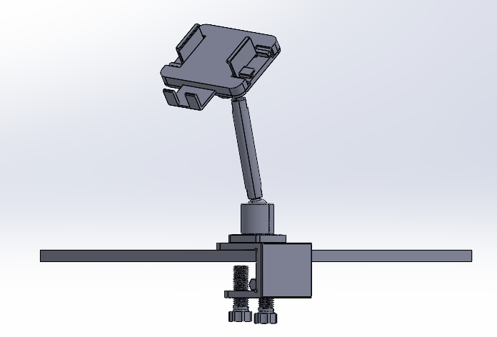 桌边固定手机支架