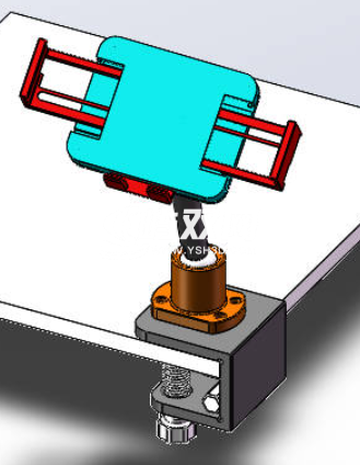 桌边固定手机支架
