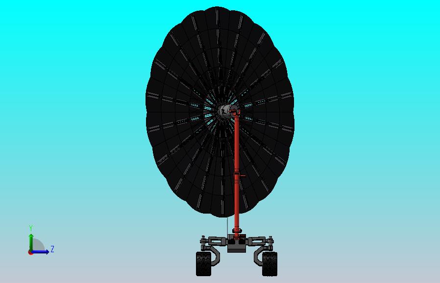 太阳能太空探测车