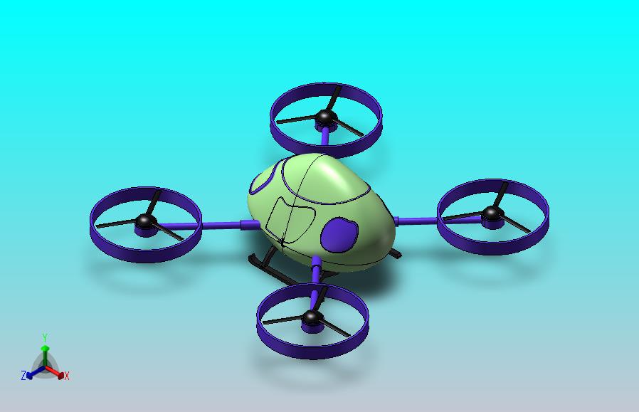 自动驾驶概念载人客机