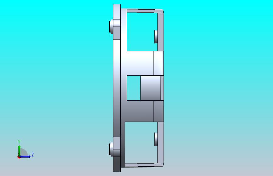 交流电机外壳背面