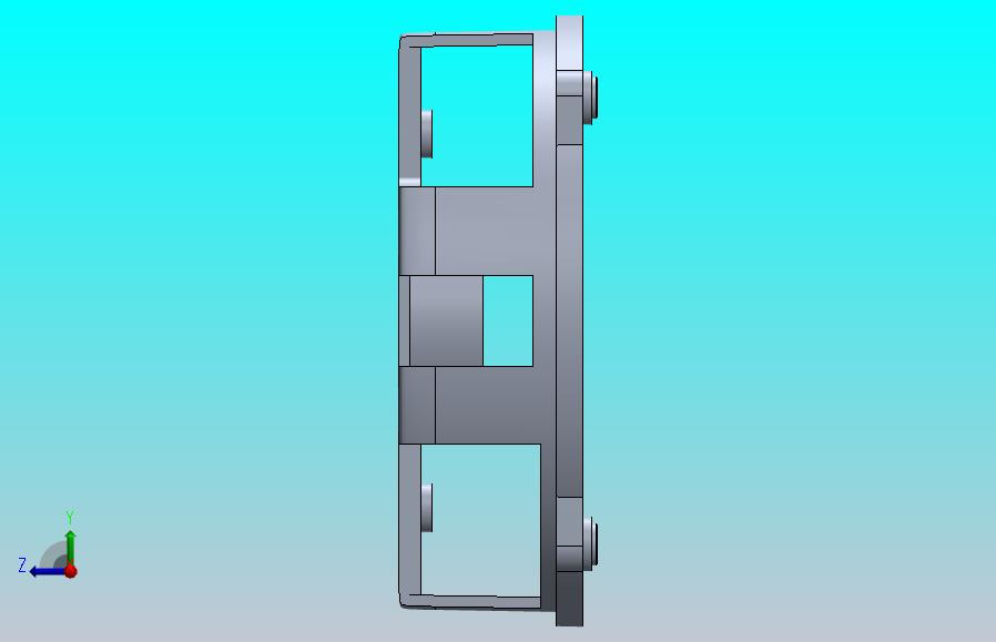 交流电机外壳背面