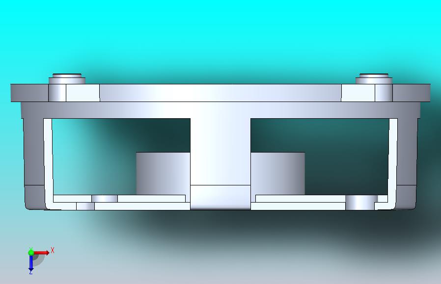 交流电机外壳背面