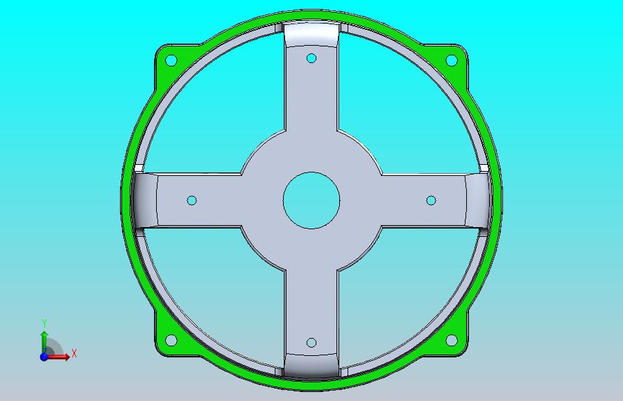 交流电机外壳正面
