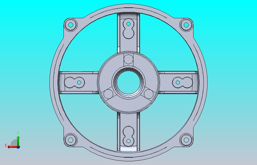 交流电机外壳正面
