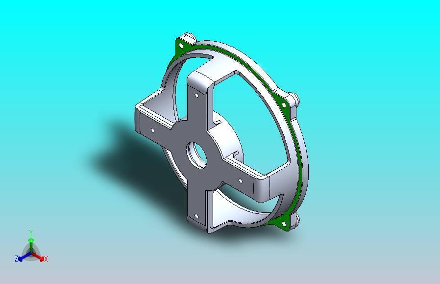 交流电机外壳正面