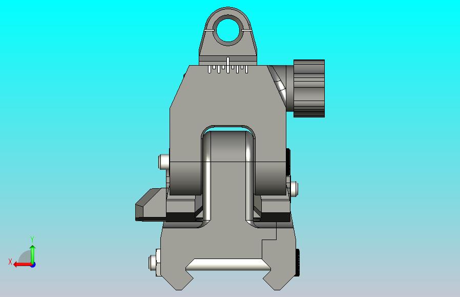 铁瞄准器翻转器 22 毫米皮