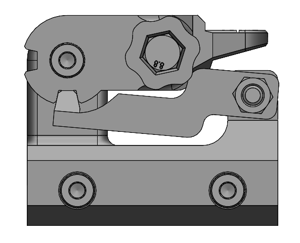 铁瞄准器翻转器 22 毫米皮