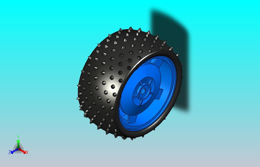 紧凑型机器人车轮