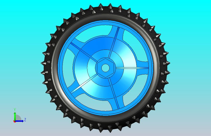 紧凑型机器人车轮