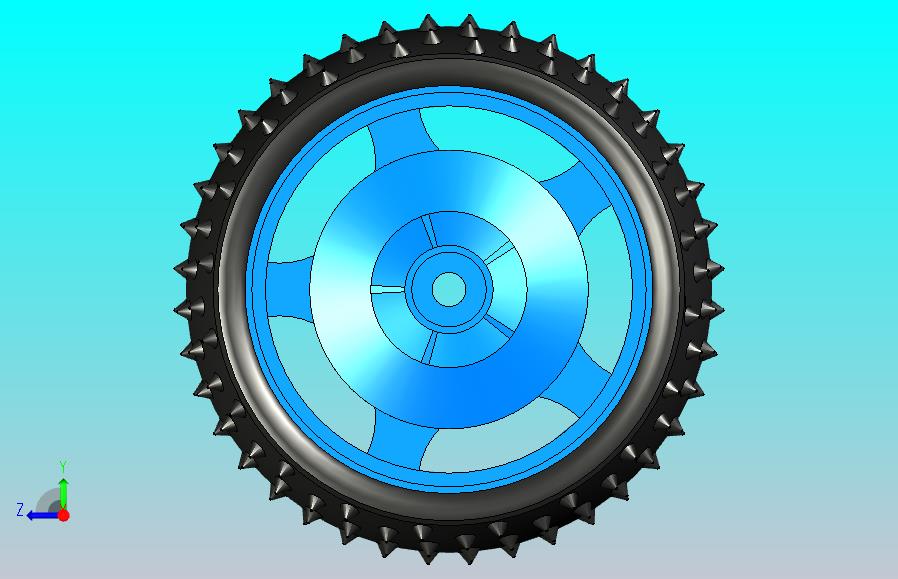 紧凑型机器人车轮