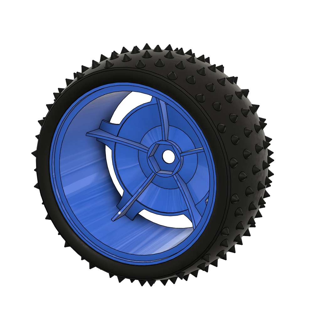 紧凑型机器人车轮