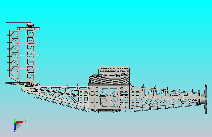 无人机固定翼飞机