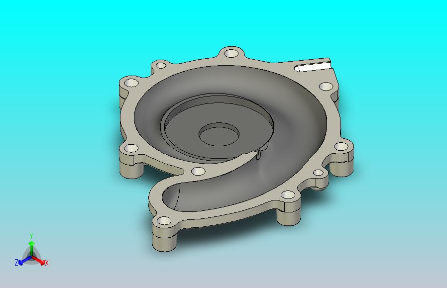 铃木 GT750 水泵端盖