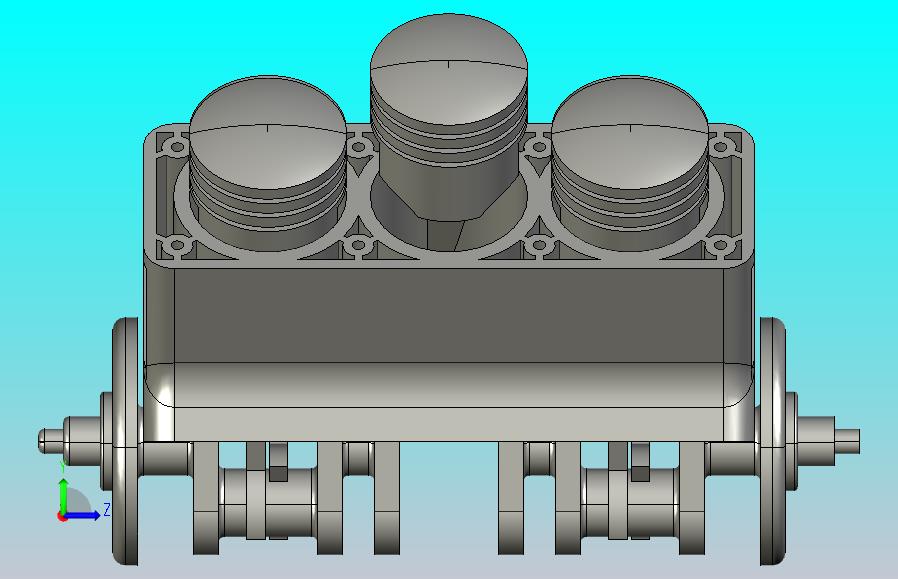 V6 风冷发动机组