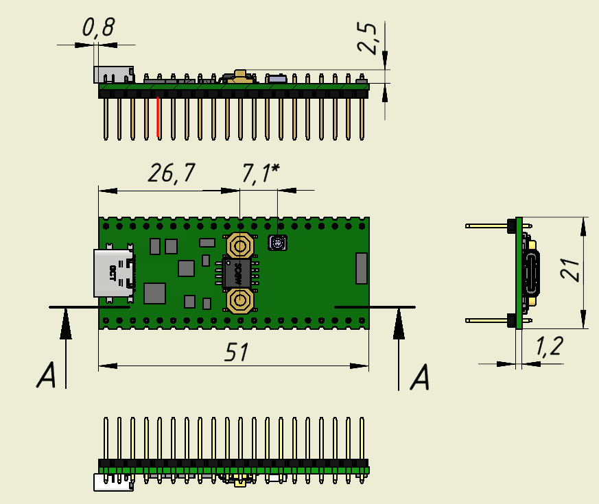 ESP32-S3-Pico开发板