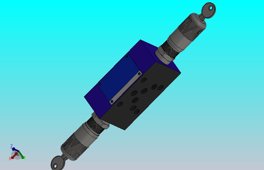 VICKERS-叠加阀-尺寸（NG10）