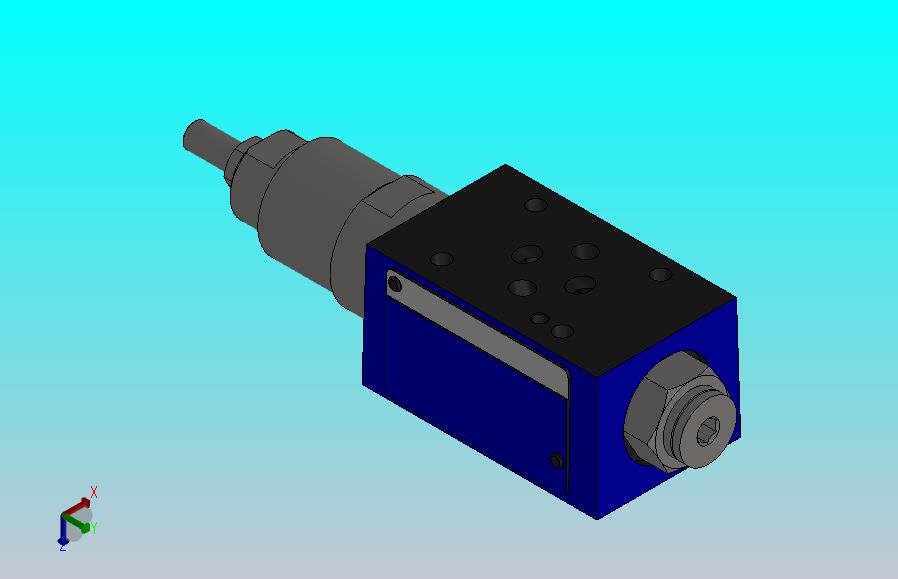 VICKERS - 叠加阀 - 尺寸 (NG6