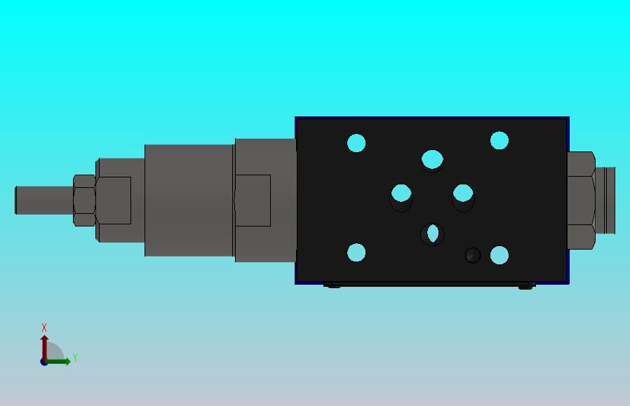 VICKERS - 叠加阀 - 尺寸 (NG6