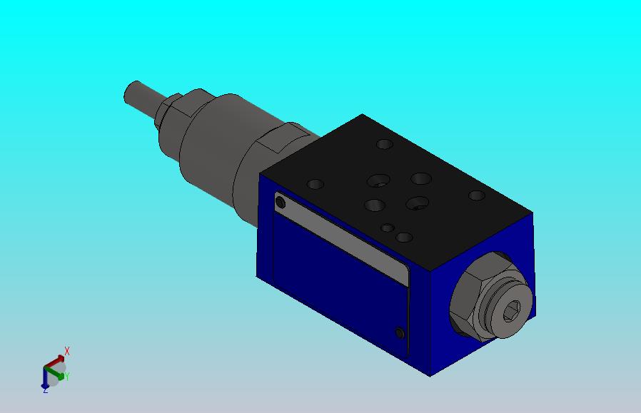 VICKERS - 叠加阀 - 尺寸 (NG6