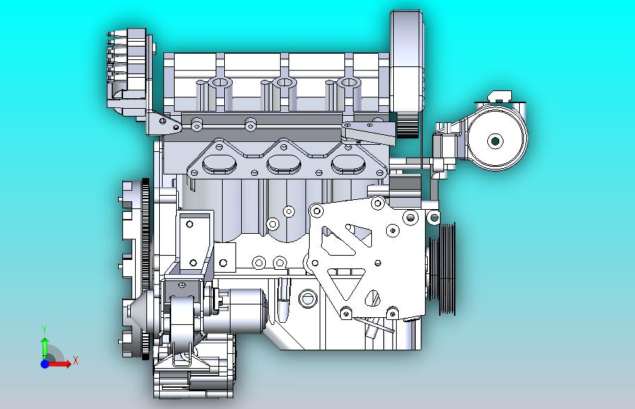 3.5L 6G74帕杰罗发动机