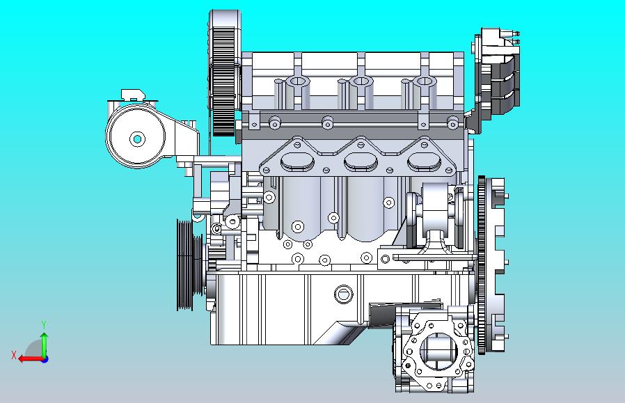 3.5L 6G74帕杰罗发动机