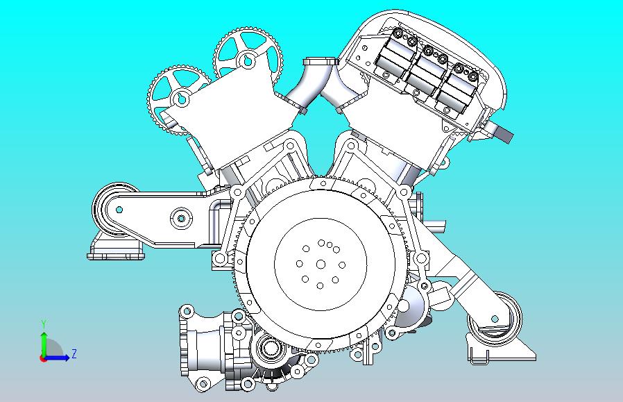 3.5L 6G74帕杰罗发动机