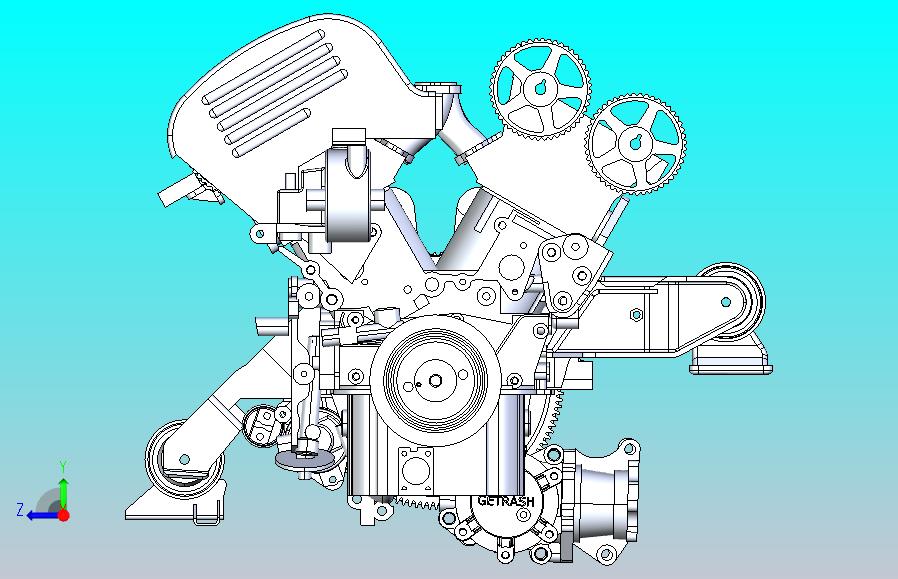 3.5L 6G74帕杰罗发动机