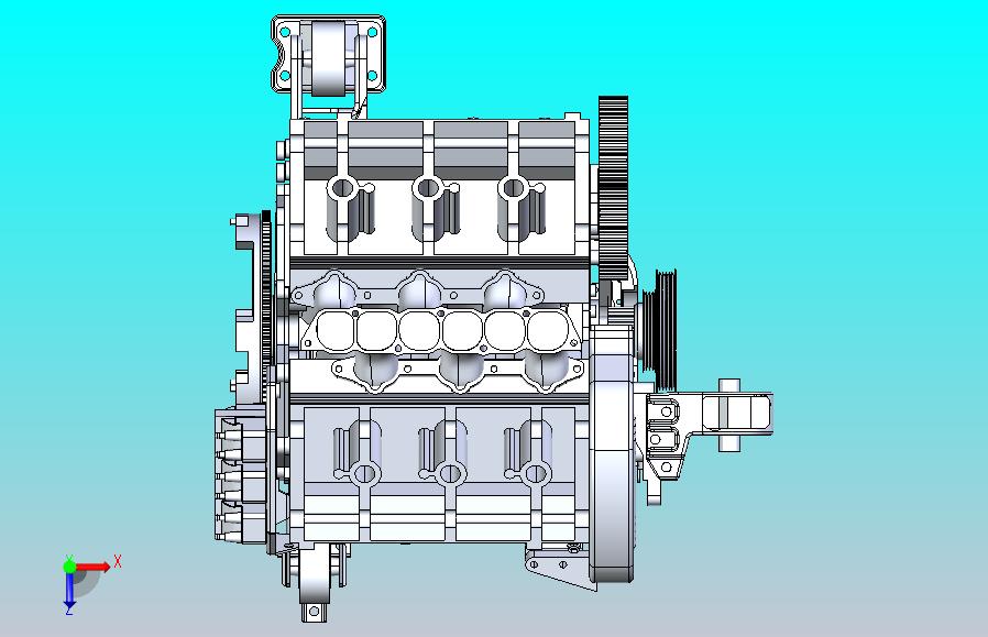 3.5L 6G74帕杰罗发动机