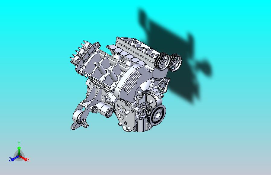 3.5L 6G74帕杰罗发动机